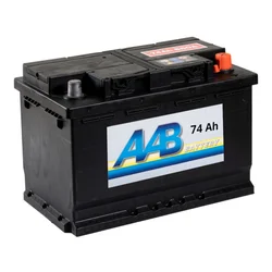 Car Battery AAB 74Ah, 12V, 680A