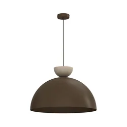 Luster na sajli NEVIS 1xE27/15W/230V, O 50 cm, braon