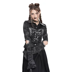 Ženska srajca DEVIL FASHION - Black - SHT143