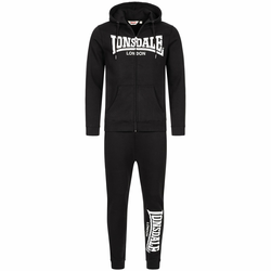 Moška trenirka komplet Lonsdale 117200-Black/White