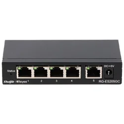 10/100/1000 5-port Reyee RG-ES205GC L2 upravljiv Cloud svič