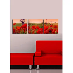 Wallity Zidni sat 3P2828CS-11, 90x28 cm, 3 dela