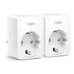 TP-Link Tapo P100 Mini Smart Wi-Fi vtičnica, bela, 2 kosa