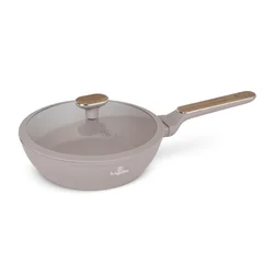 Berlinger Haus Duboki tiganj sa poklopcem Taupe Nordic Collection BH-8333, 24cm, Smeđi
