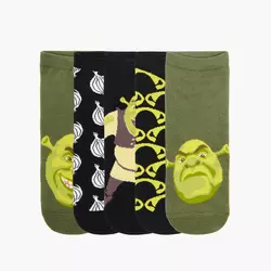 Cropp - Pakovanje od 5 para čarapa s dezenom Shrek - green