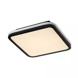 Rabalux Plafonjera Serkan, RGB, LED, Sa daljinskim, 22W, 3000-6500K, 35x35cm, Belo-crna