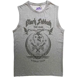 Black Sabbath The End Mushroom Cloud Tank Grey XL Majica