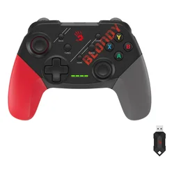 A4 TECH GPW50 Bloody RGB Dual-mode 2.4G Wireless & Wired gamepad USB Sports RED