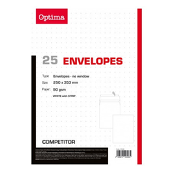 Optima koverte 25x35 bez prozora 25 kom. ( 23184 )