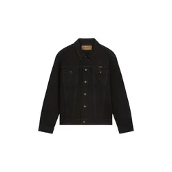 WRANGLER Prehodna jakna črn denim