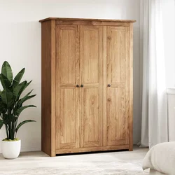 Ormar od borovine s 3 vrata 118x50x171,5 cm asortiman Panama