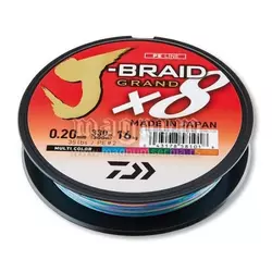 Kanap Daiwa J-Braid X8 150m 022 multicol. 12755-022