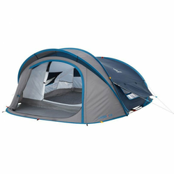 šotor za kampiranje za 3 osebe 2 Seconds XL Air - moder