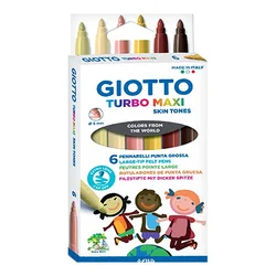 Flomaster 6/1 giotto turbo maxi skintones 527000