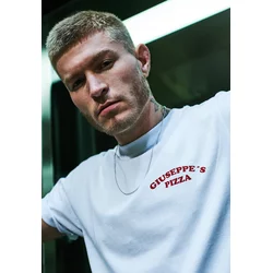 Giuseppe Pizzeria Tee white