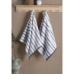 Lessentiel Maison Set peškira za ruke Alba, 2 komada, Sivi