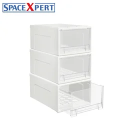 SpaceExpert Set kutija za odlaganje, 3 nivoa, 37x26x14.5cm, Beli