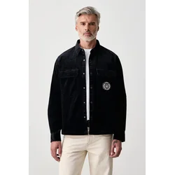 Armani Exchange srajca moška rebrast žametna