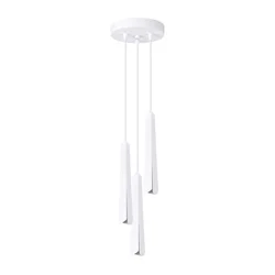 Sollux SL.1398 - Luster na sajli PRYSM 3xG9/8W/230V bela