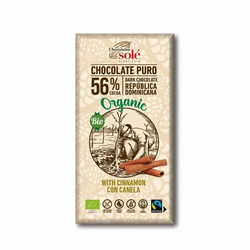 Čokolade Solé - 56-odstotna ekološka čokolada s cimetom