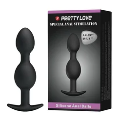 Silicone anal balls