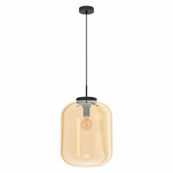 Eglo 39672 - Viseća lampa na sajli BULCIAGO 1xE27/40W/230V prečnik 35 cm bež