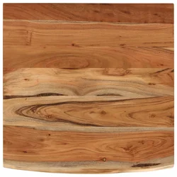 Stolna ploča 80x80x3,8 cm četvrtasta od bagrema sa živim rubom