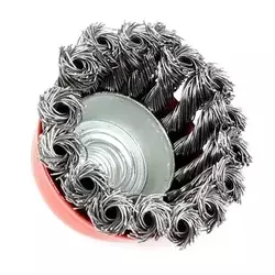Žičana čelična četka kružno upletena 65mm Womax