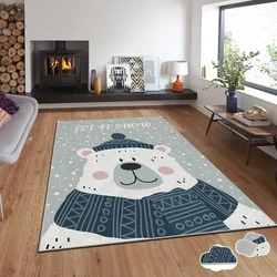 Conceptum Hypnose Tepih sa novogodišnjim motivima Asr-Crpt-95, Pravougaoni, 100 x 140 cm, Šareni