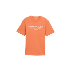 TOM TAILOR Majica korala/bela