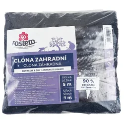 Vrtni sit 90% Rosteto - 5x1 m antracit z očesi