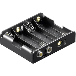DRŽALO D ZA 4 BATERIJE TIPA AA, (D X Š X V) 61,7 X 56,6 X 15,5 MM