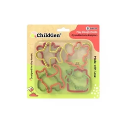 ChildGen: Set modelčkov za plastelin – 8 kosov