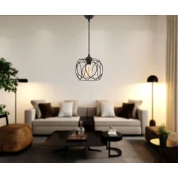 Opviq Luster Kruhovy, Crni