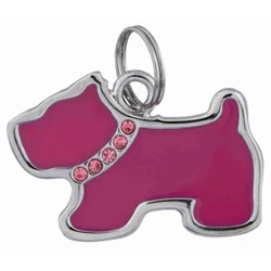 TRIXIE Privezak roze u obliku psa 35x25mm