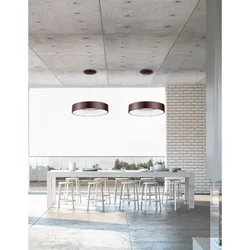 VISEČA LED SVETILKA RANDO 42W/3000K/3010lm/IP20/RJAVA NL6167209