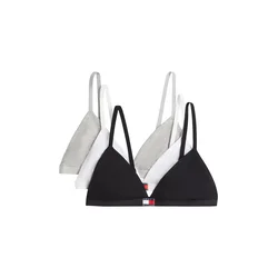 Tommy Hilfiger Underwear Nedrček pegasto siva/črna/bela