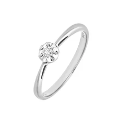 DIAMANT LETERNEL Prstan srebrna