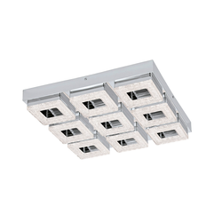 Eglo 95658 - Kristalni plafonski luster FRADELO 9xLED/4W/230V