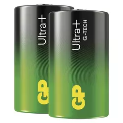 Baterija GP ULTRA PLUS alkalna LR20 D 2 kos