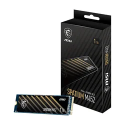 MSI Spatium M452 1 TB M.2 SSD PCIe Gen4 x4 z 3600 MB/s in 3100 MB/s