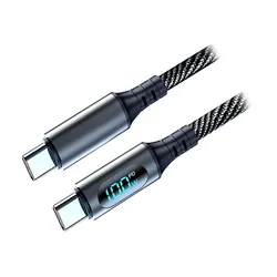 Kabl USB 3.0 CM - USB CM, 100W sa displejom, 1m