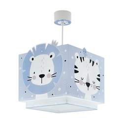 Dalber 63112T - Dečiji luster JUNGLE 1xE27/15W/230V plava