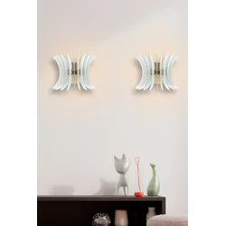 Opviq Zidna lampa E27 Socket, Bela