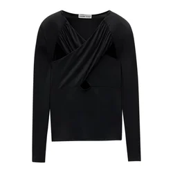 Pull&Bear Majica črna