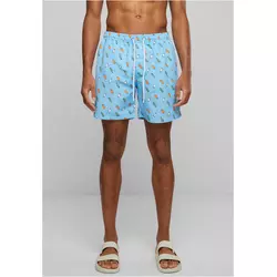 Swimsuit with light blue/ice pattern