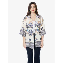 KOROSHI Kimono pesek/modra/bela