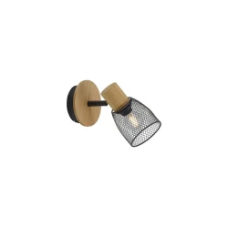 JUST LIGHT. 15191-79 - Zidni spot TAMIS 1xE14/10W/230V borovina
