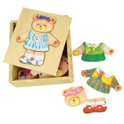 Bigjigs Toys Gospa medvedka oblačenje Puzzle