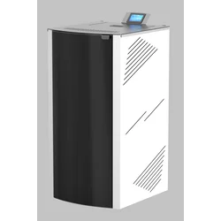 MARELI Kamin na pelet ONYX FULL GLASS 24 (3kW + 21kW) bela